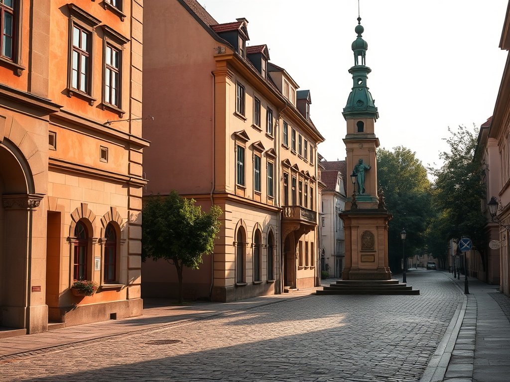 Stare zdjęcie miasta Sławkowa ukazujące jego zabudowę i charakterystyczną architekturę zagłębiowskiego miasta