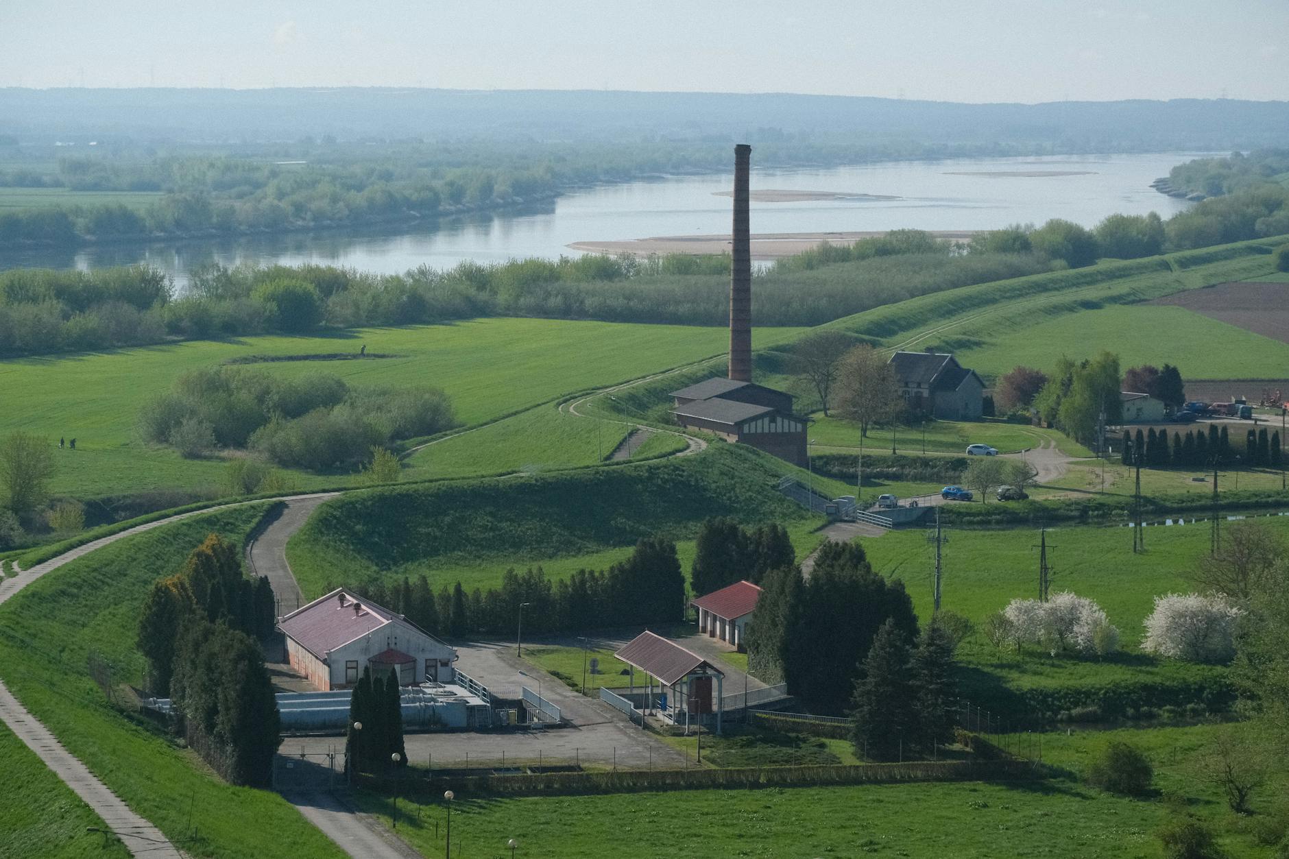 Mapa Sławkowa z ikonami symbolizującymi inwestycje Funduszy Europejskich w Sławkowie
